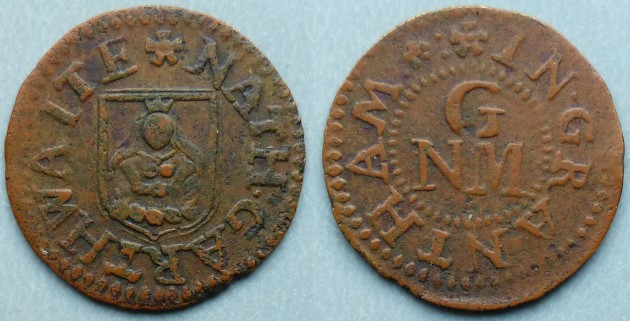 Grantham, Nath Garthwaite farthing token